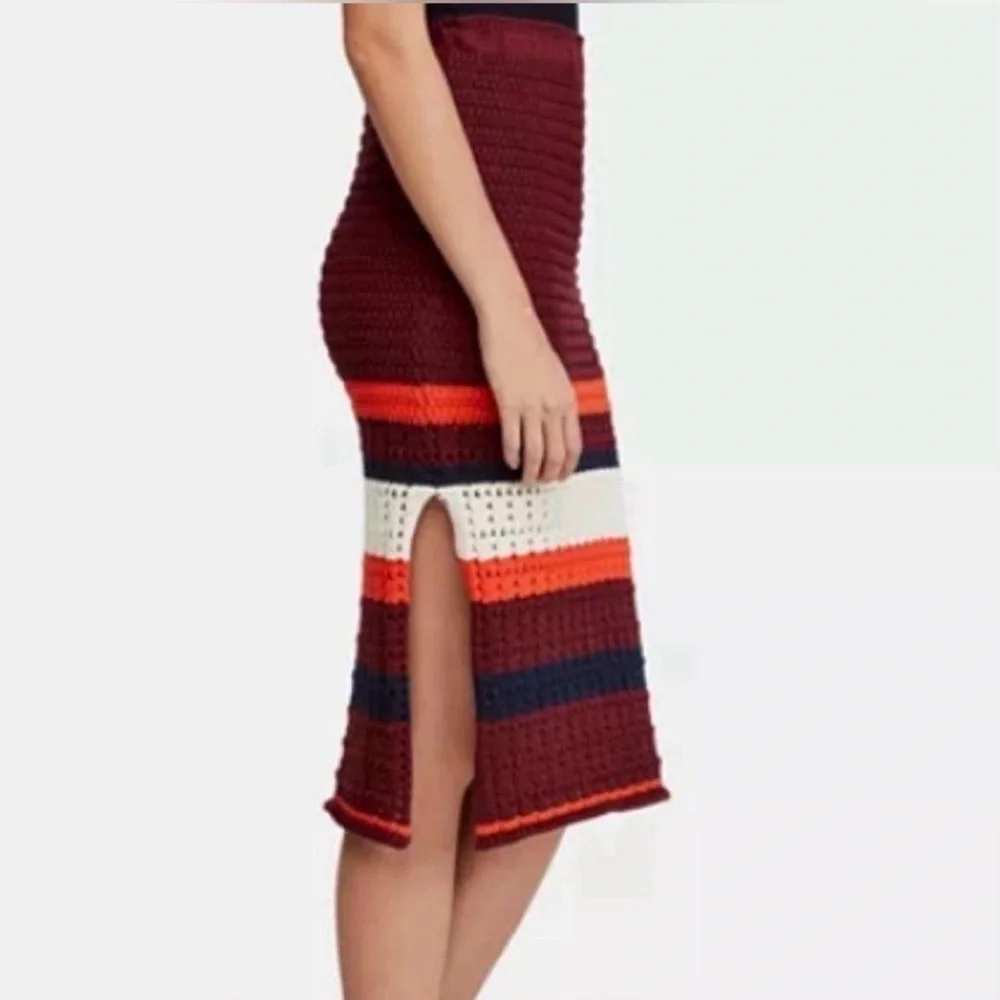 Free People Far from Here Crochet Midi Skirt - Picture 4 of 16